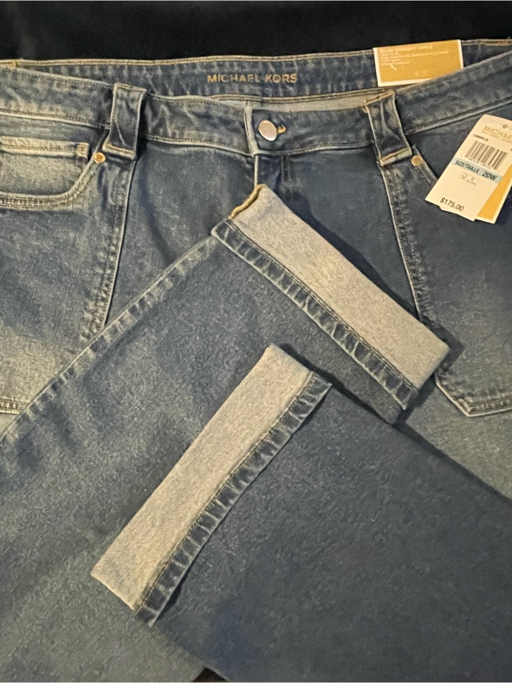Michael Kors Selma Straight Ankle Jeans - Plus 20w - NWT